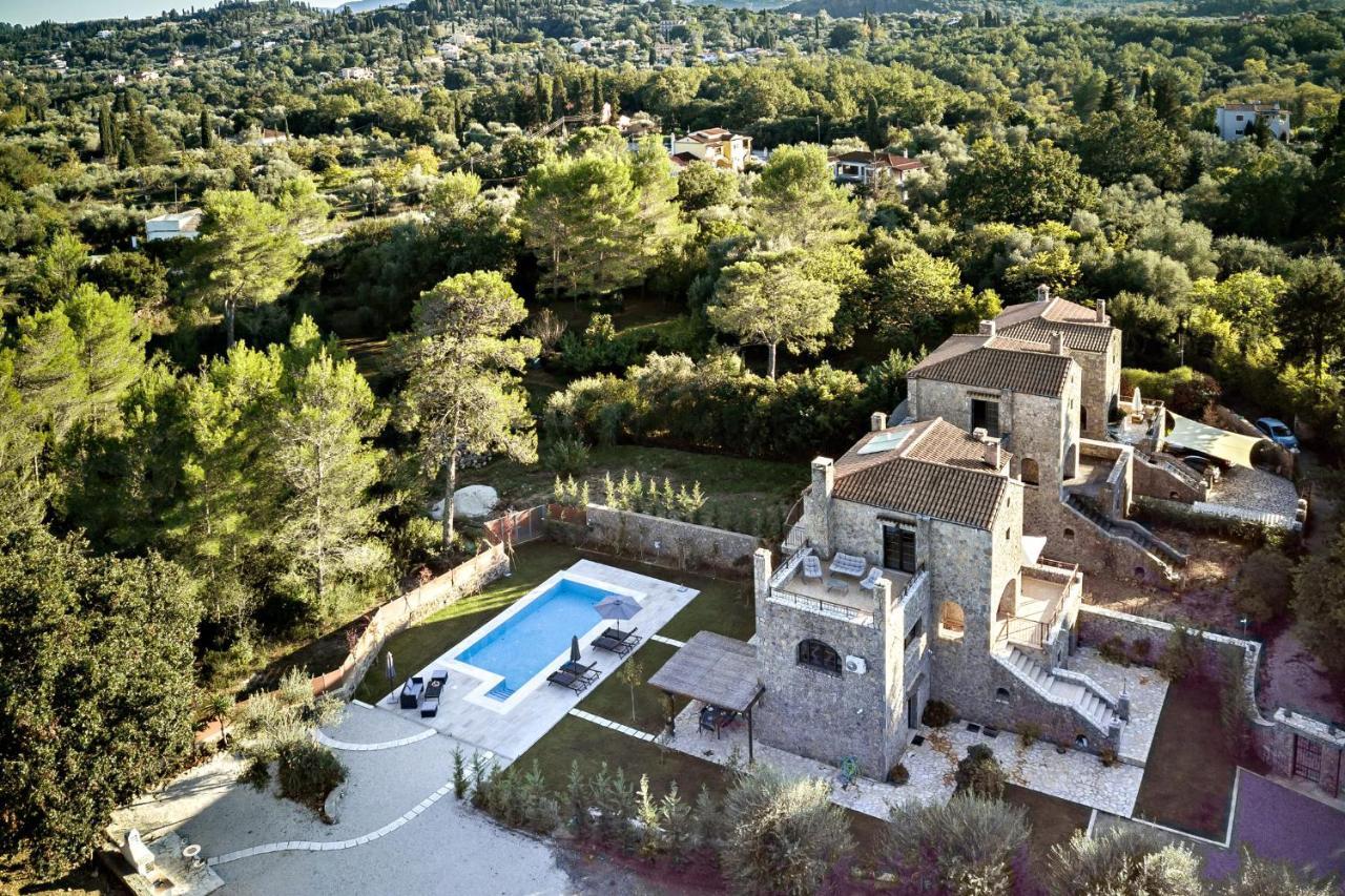 Filia Stone Villa Гувия Екстериор снимка